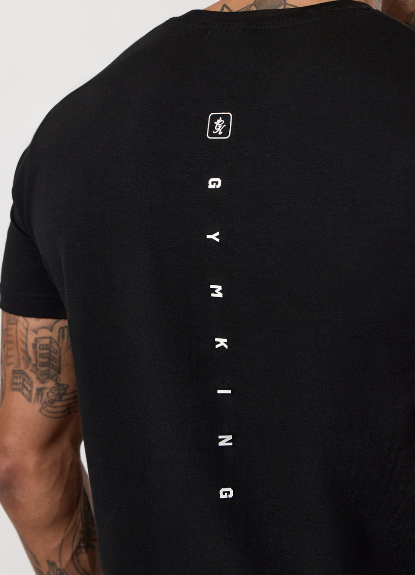 Gym King Apex Jersey Tee - Black