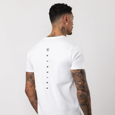 Gym King Aventus Short Sleeve Tee - White