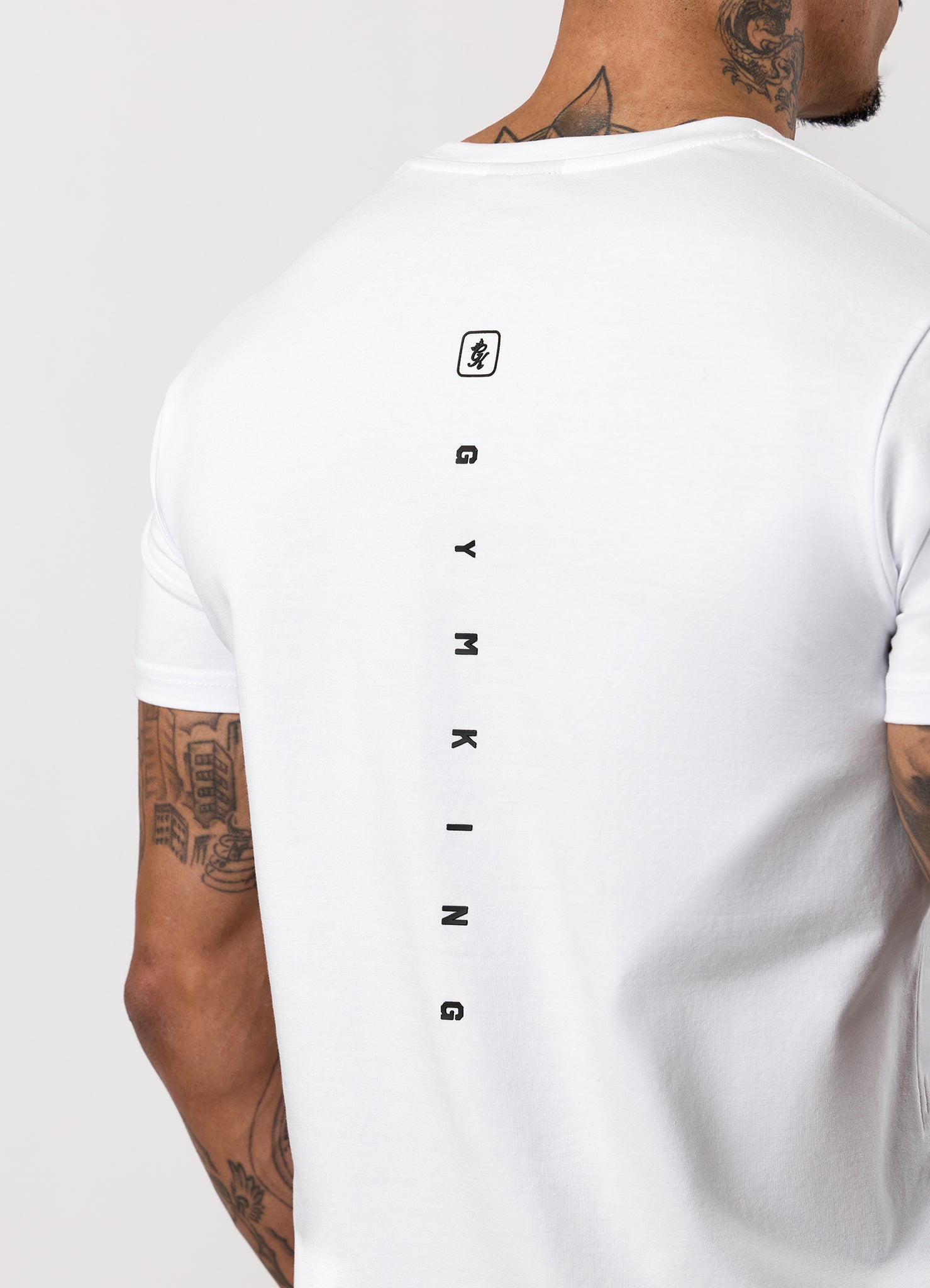 Gym King Aventus Short Sleeve Tee - White