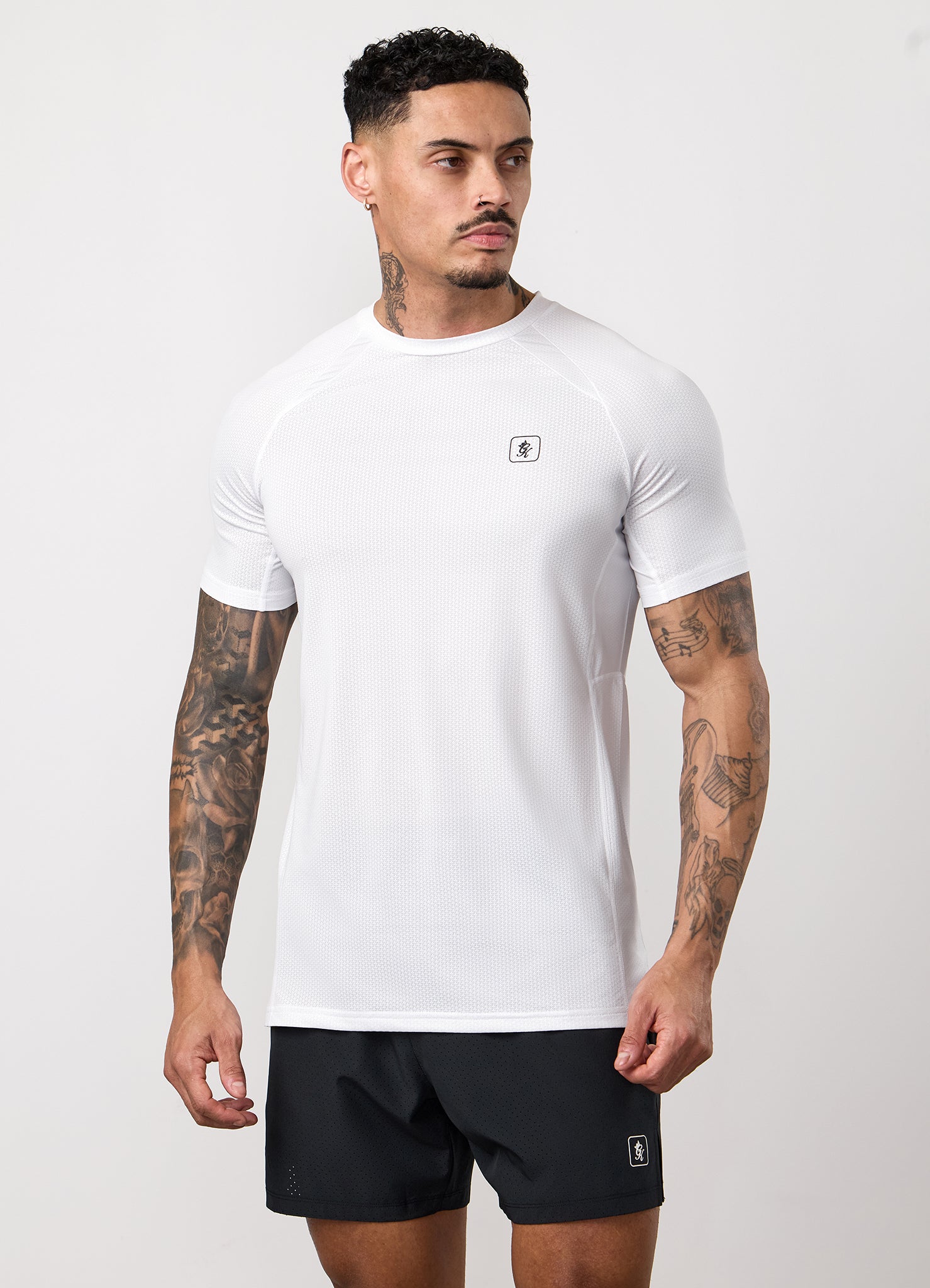 Gym King Apex Performance Tee - White