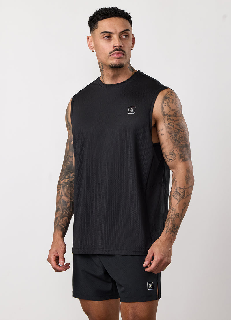 Gym King Apex Performance Vest - Black