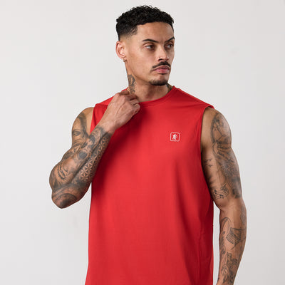 Gym King Apex Performance Vest - Signal Red
