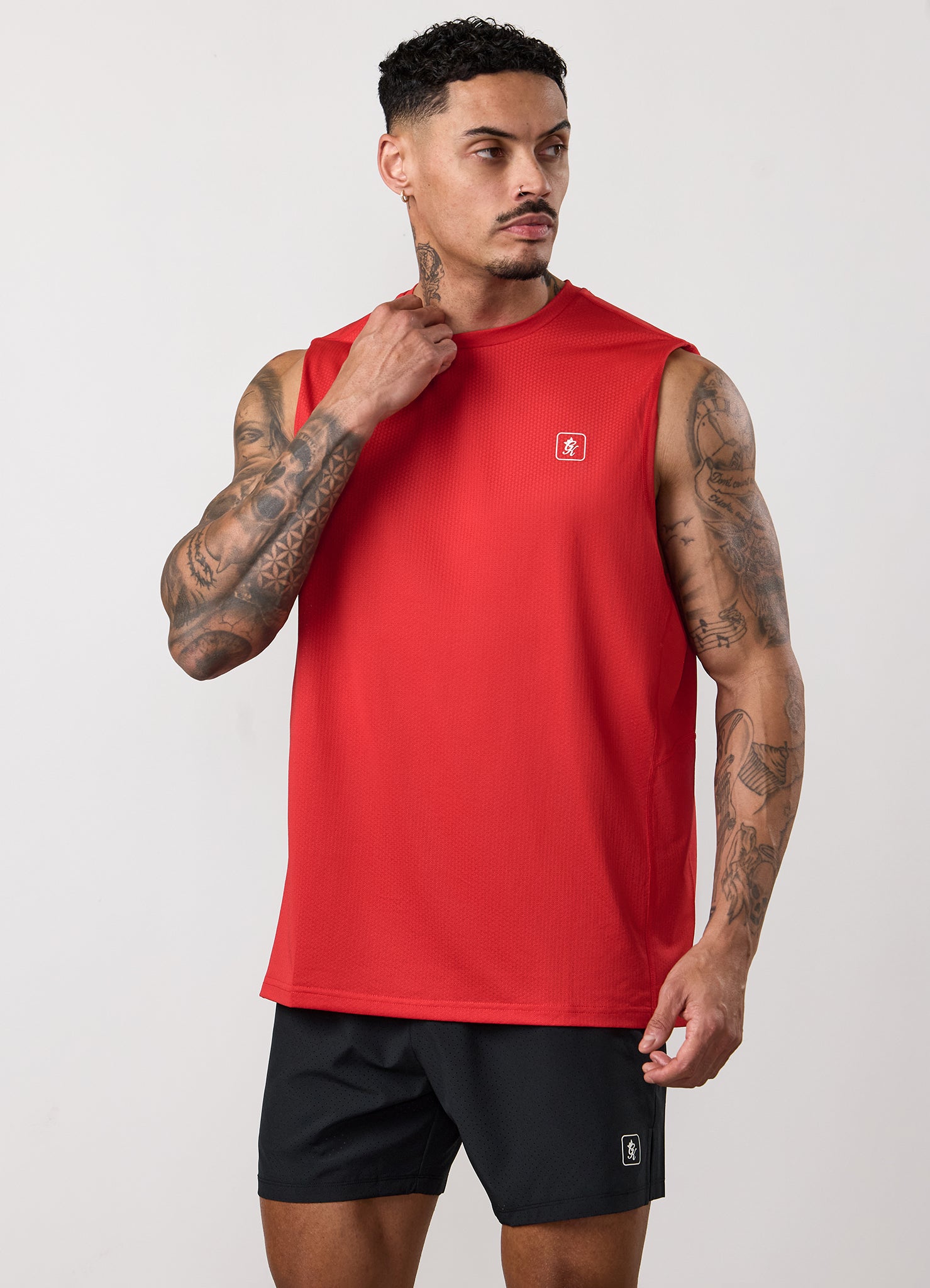 Gym King Apex Performance Vest - Signal Red