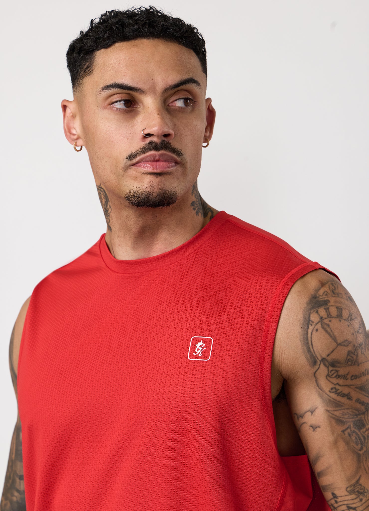 Gym King Apex Performance Vest - Signal Red