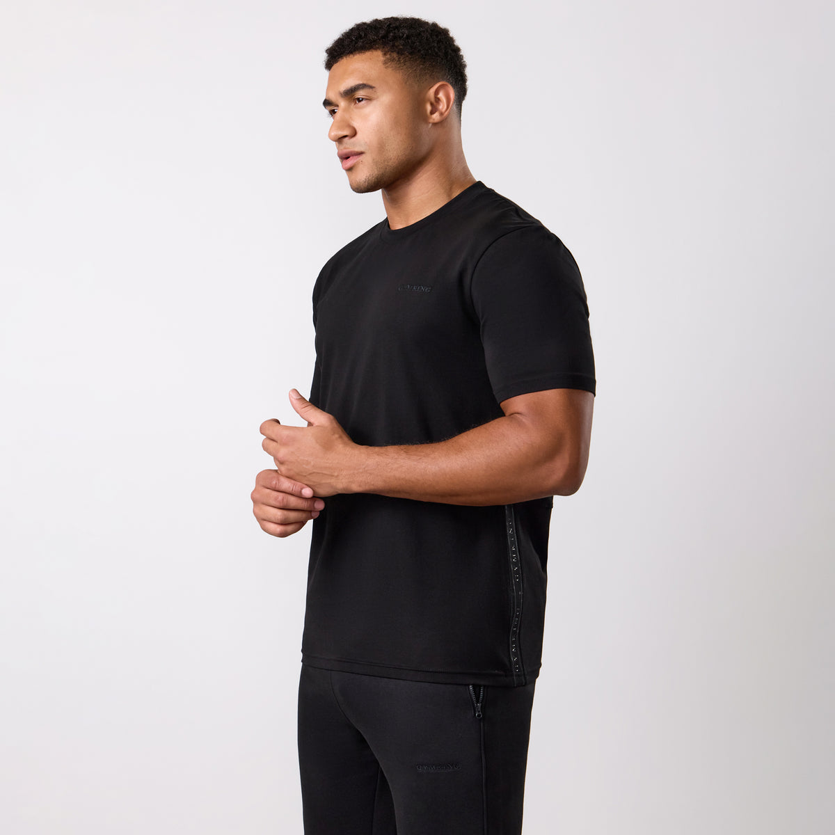 Gym King Ascent Jersey T-shirt - Zwart/Zwart