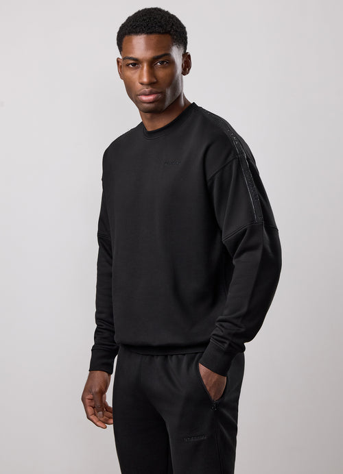 Gym King Ascent Taped Crew - Black