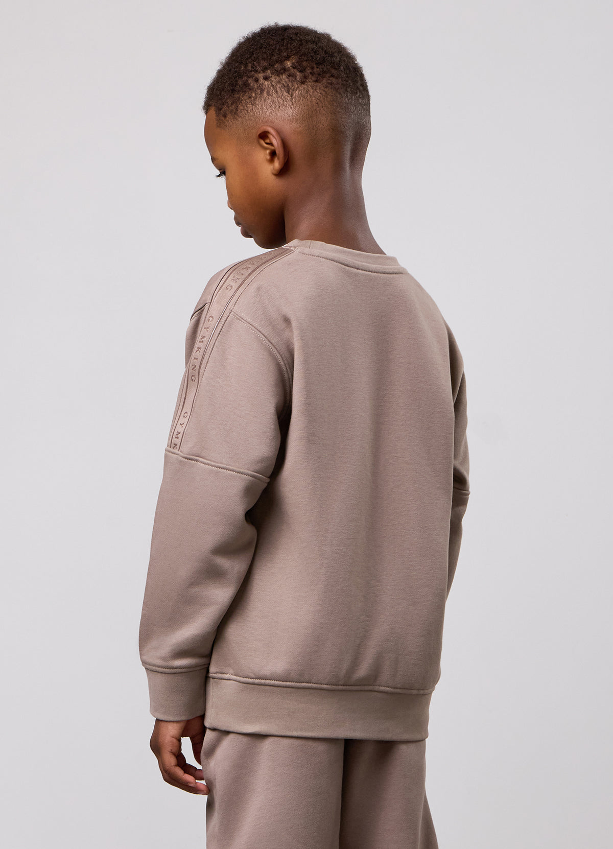 Gym King Younger Kids Ascent Taped Crew - Truffle