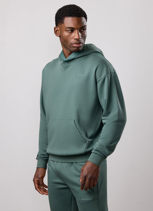 Gym King Ascent Taped Hoodie - Willow Green
