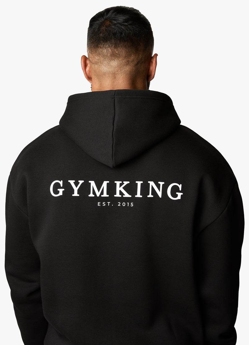 Gym King X Aspinall Limited Edition Established Hood - Black