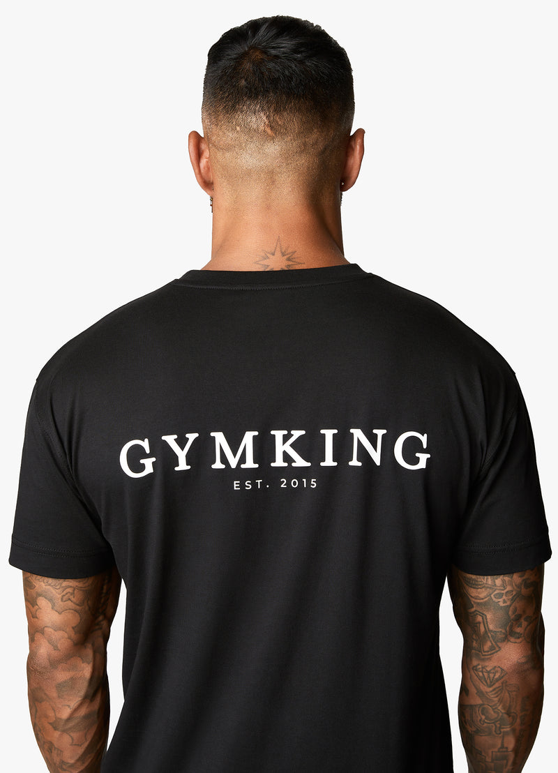 Gym King X Aspinall Limited Edition Established Tee - Black
