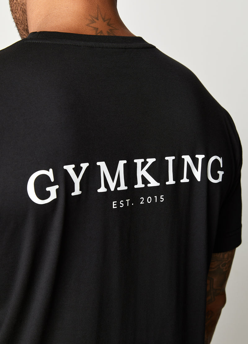 Gym King X Aspinall Limited Edition Established Tee - Black
