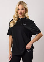 Gym King Athletics Club Boyfriend T-Shirt - Black thumbnail