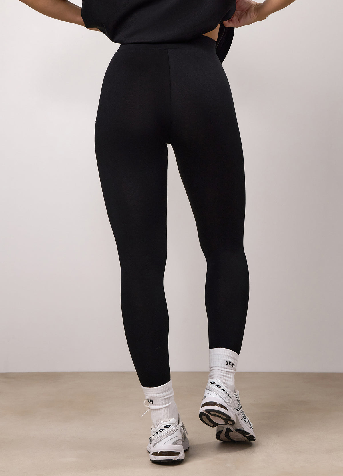 Gym King Athletics Club Jersey Legging - Black