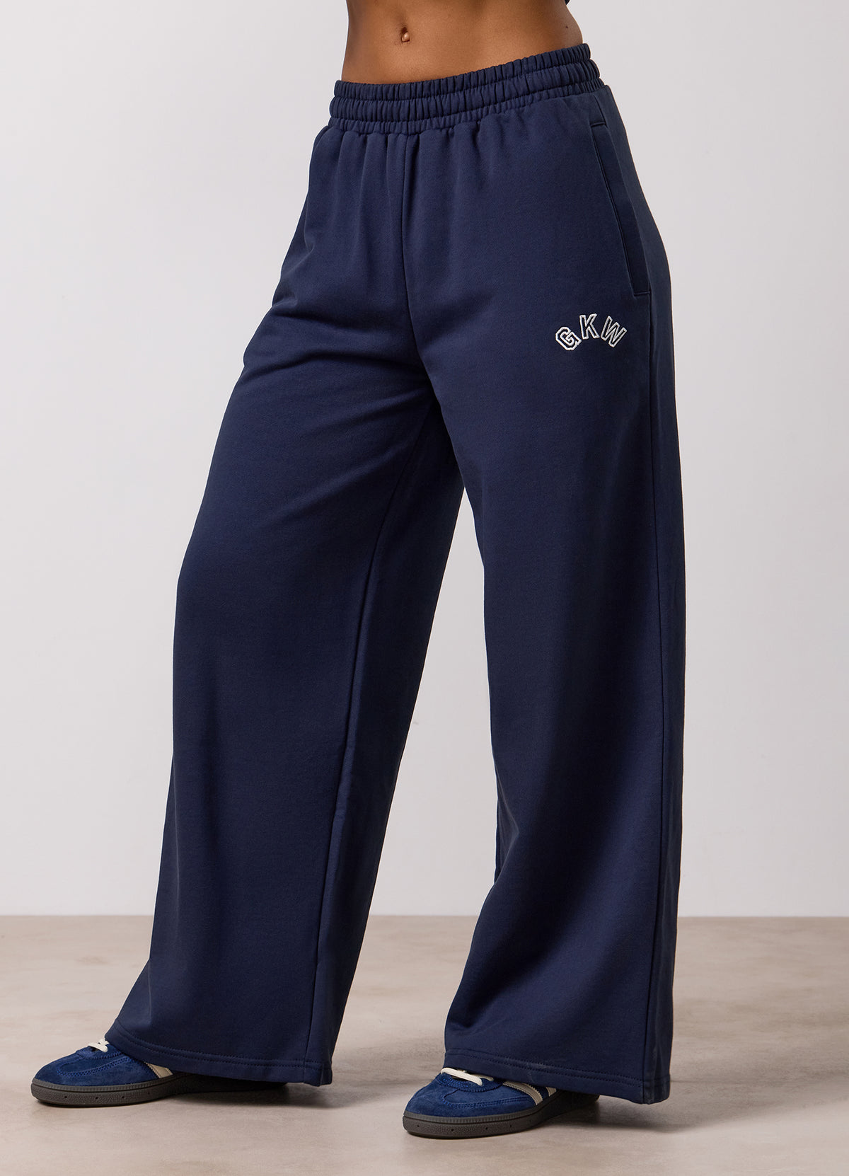 Gym King Aura Straight Leg Jogger - Dark Blue