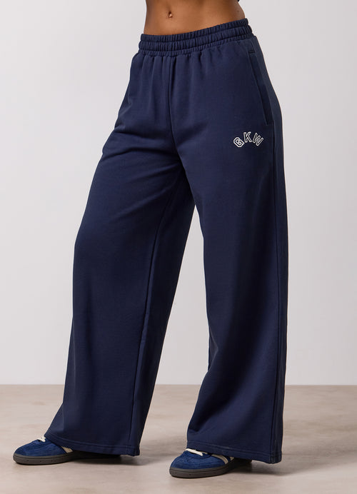 Gym King Aura Straight Leg Jogger - Dark Blue