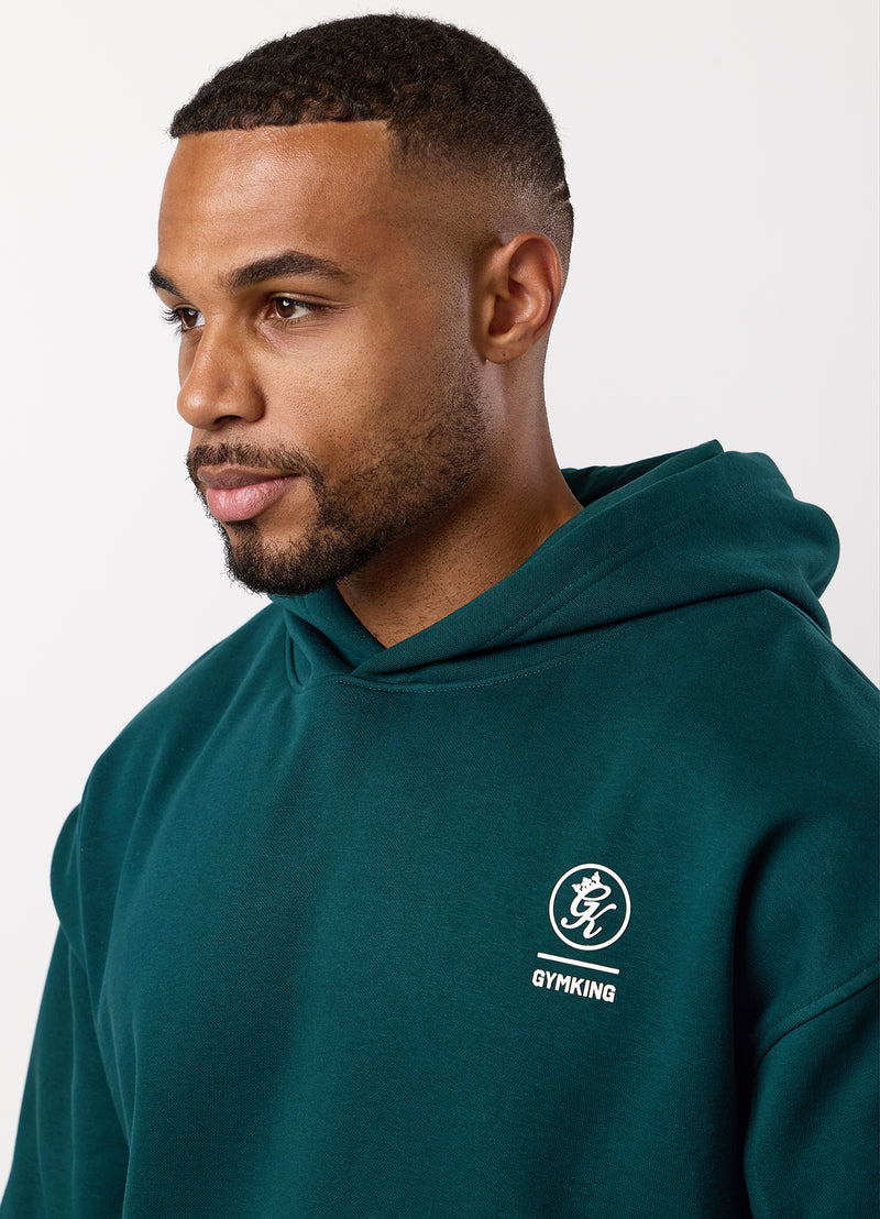 Gym King Aventus Fleece Hood - Teal