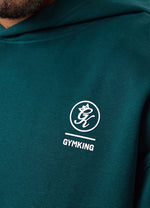 Gym King Aventus Fleece Hood Tracksuit - Teal