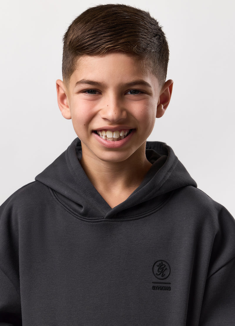Gym King Kids Aventus Hood - Dark Pewter