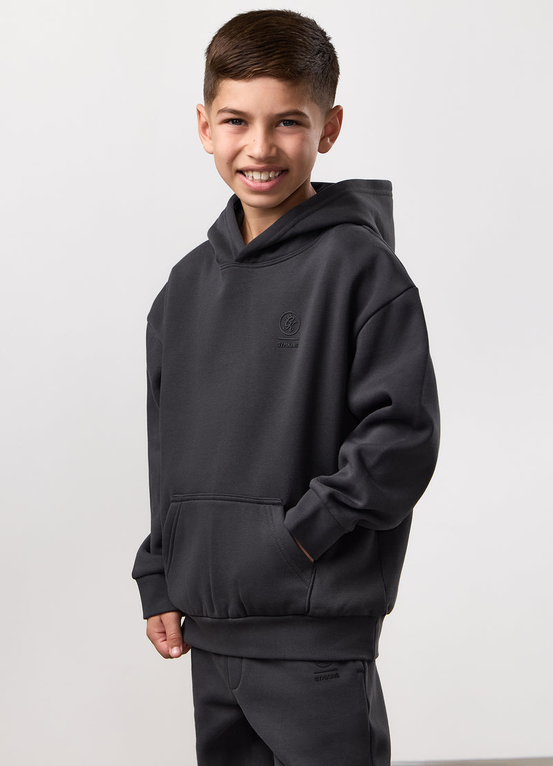 Gym King Kids Aventus Hood Tracksuit - Dark Pewter