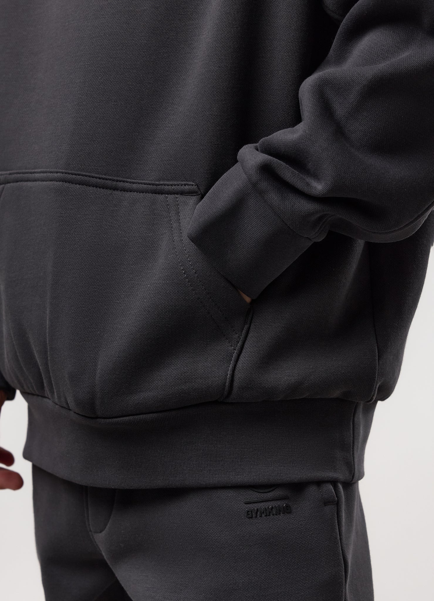 Gym King Kids Aventus Hood Tracksuit - Dark Pewter