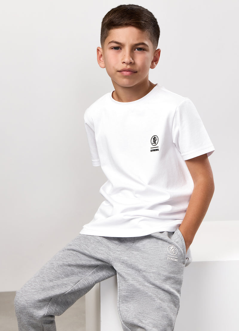 Gym King Kids Aventus Tee - White