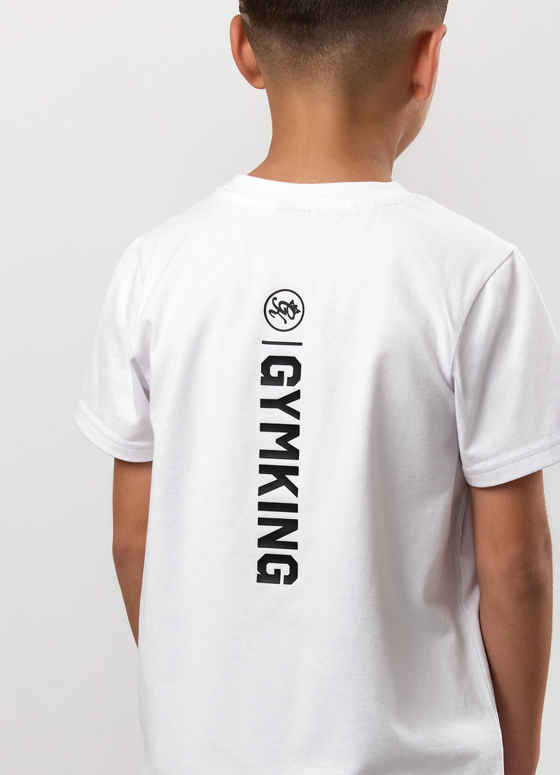 Gym King Kids Aventus Tee - White