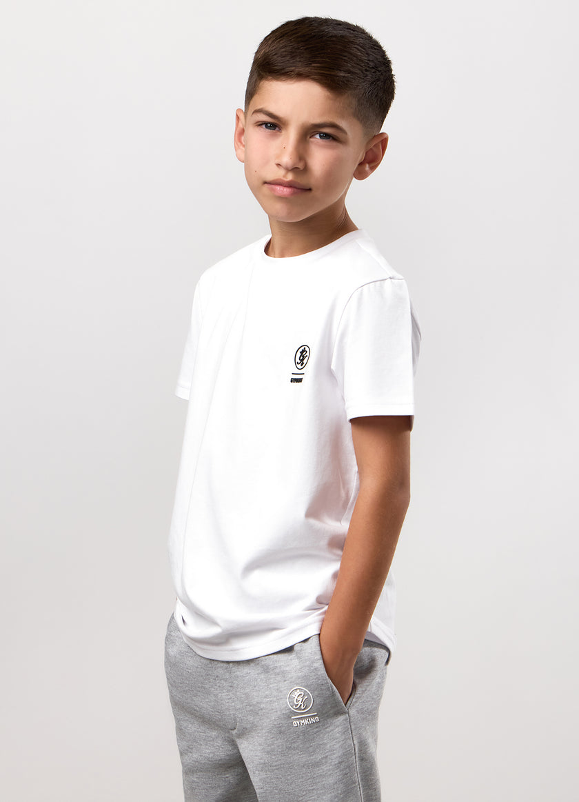 Gym King Kids Aventus Tee - White