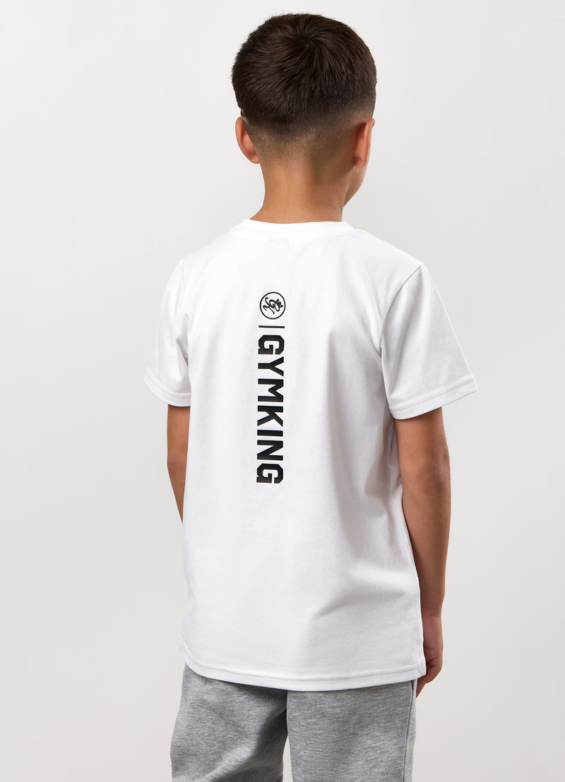 Gym King Kids Aventus Tee - White