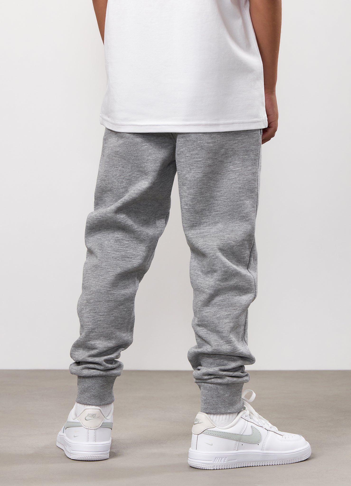 Gym King Kids Aventus Hood Tracksuit - Grey Marl