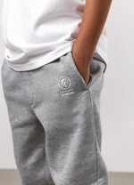 Gym King Kids Aventus Hood Tracksuit - Grey Marl