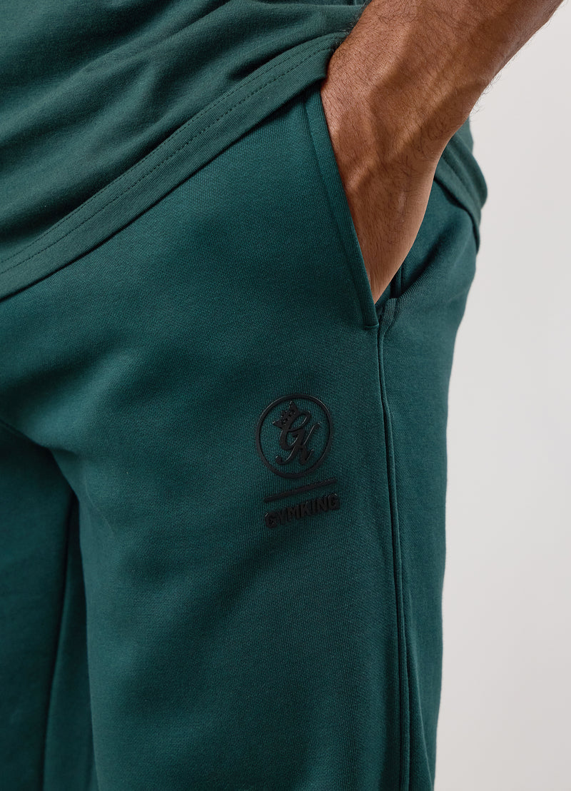 Gym King Aventus Fleece Jogger - Deep Forest Green