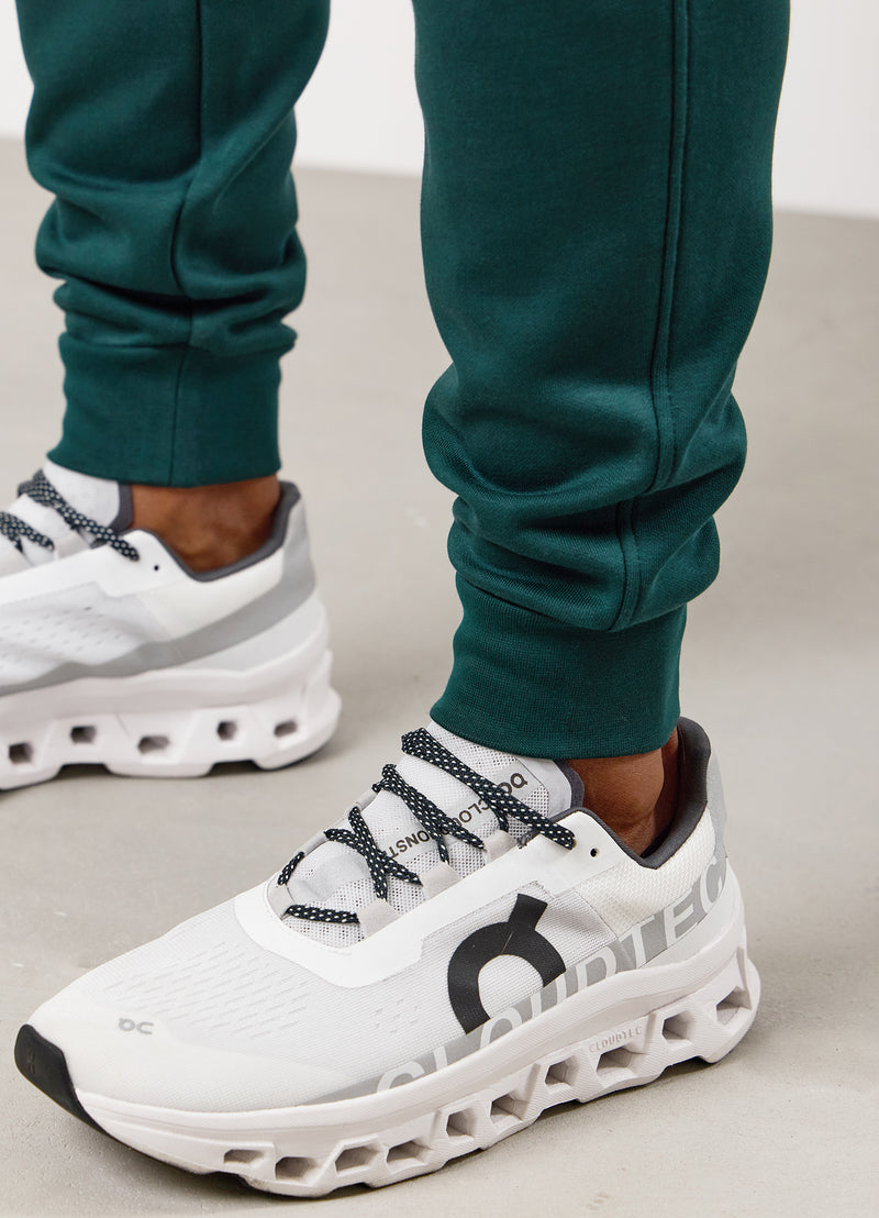 Gym King Aventus Fleece Jogger - Deep Forest Green