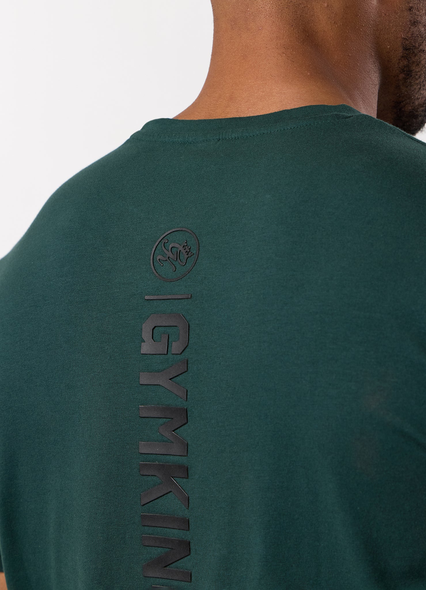 Gym King Aventus Jersey Tee - Deep Forest Green