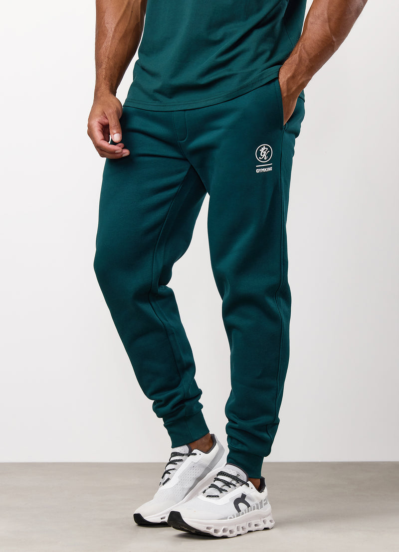 Gym King Aventus Fleece Hood Tracksuit - Teal