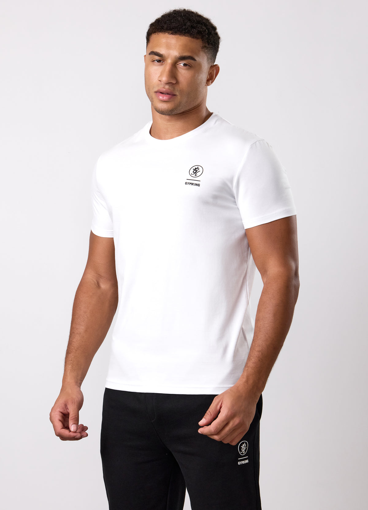 Gym King Aventus Short Sleeve T-Shirt - White