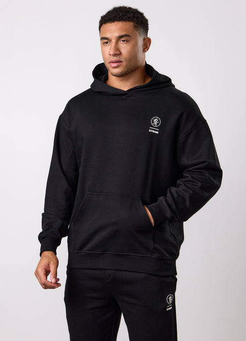 Gym King Aventus Loopback Hoodie - Black