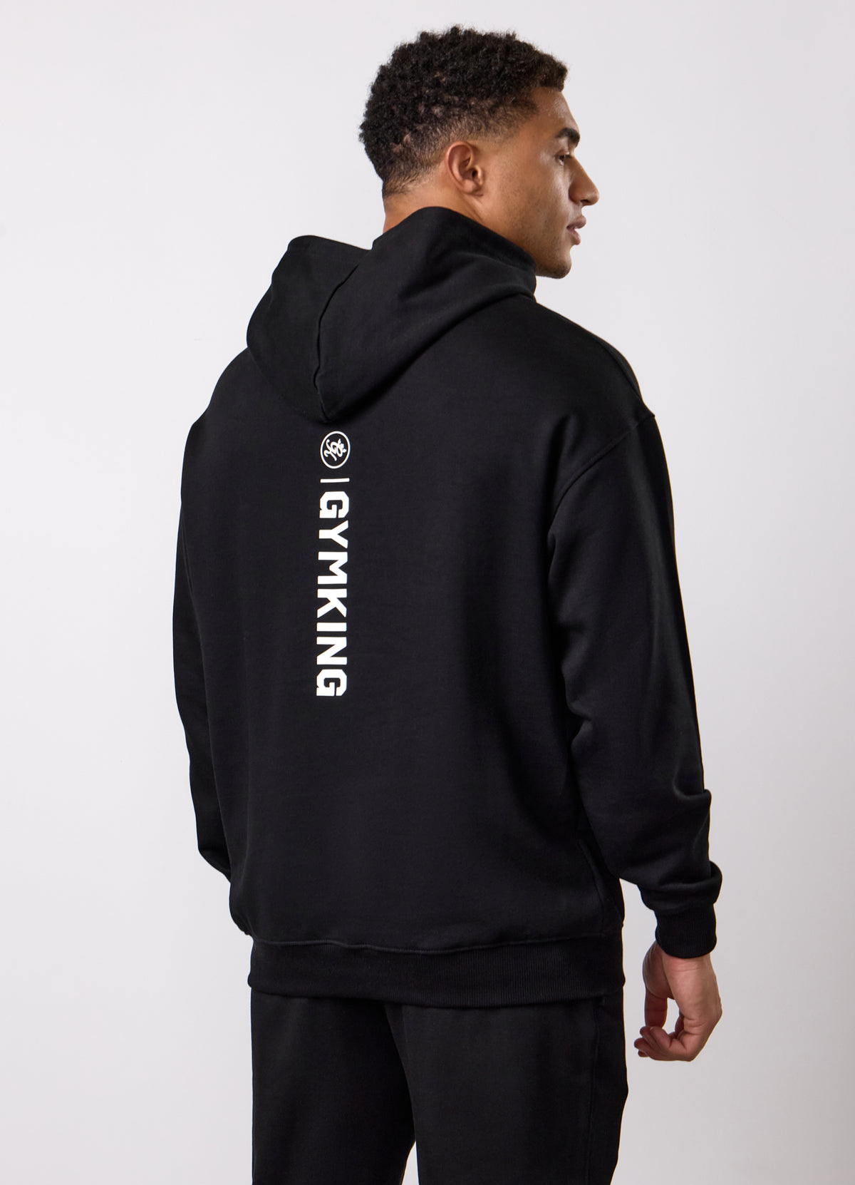 Gym King Aventus Loopback Hoodie - Black
