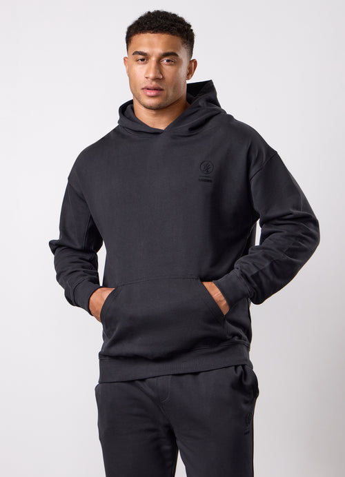 Gym King Aventus Loopback Hoodie - Dark Pewter