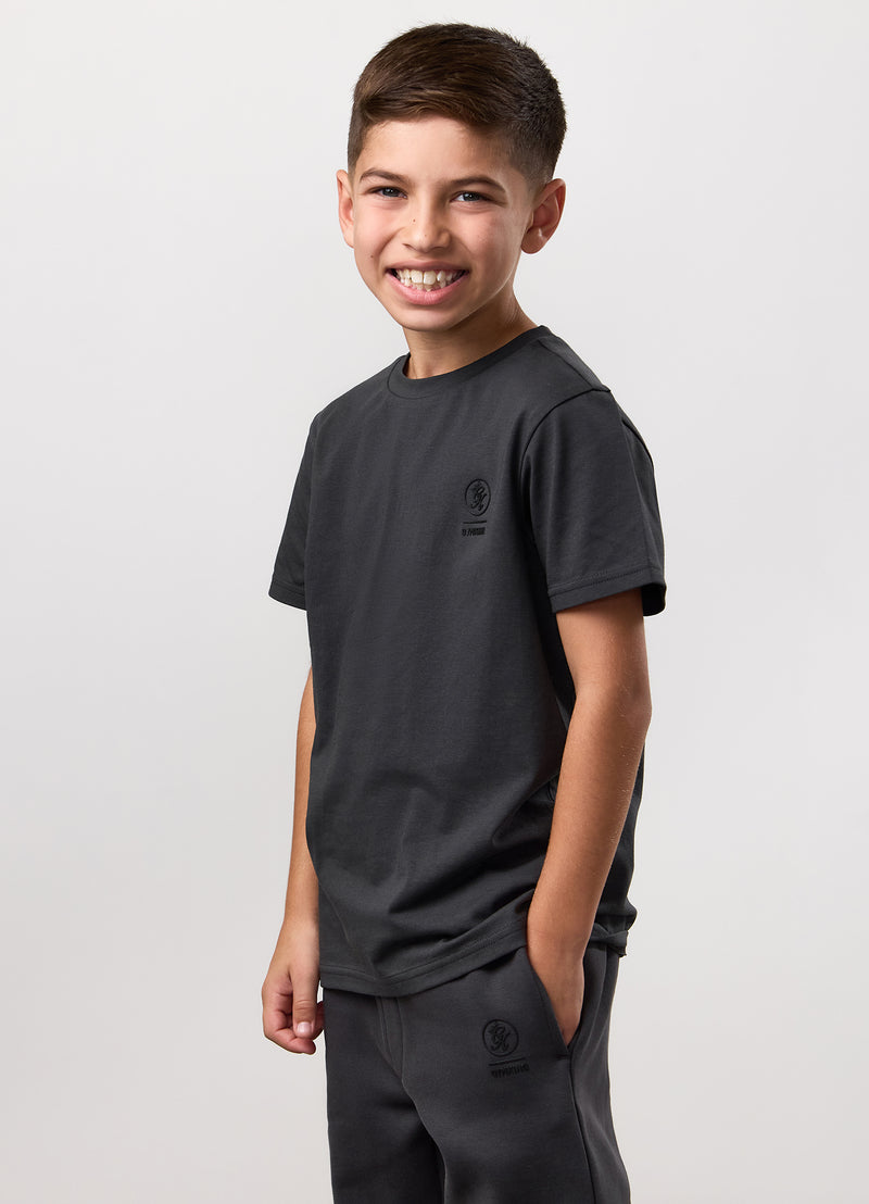 Gym King Kids Aventus Tee - Dark Pewter