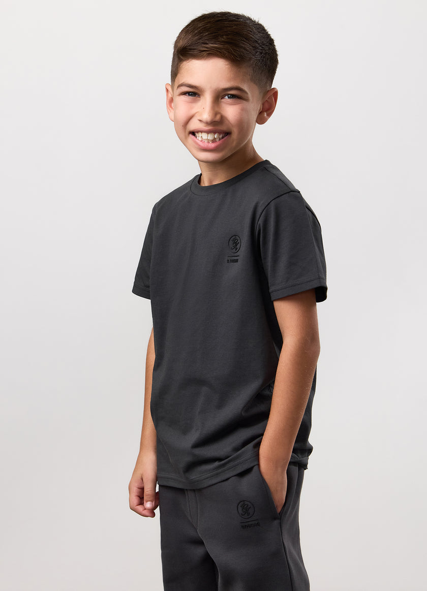 Gym King Kids Aventus Tee - Dark Pewter