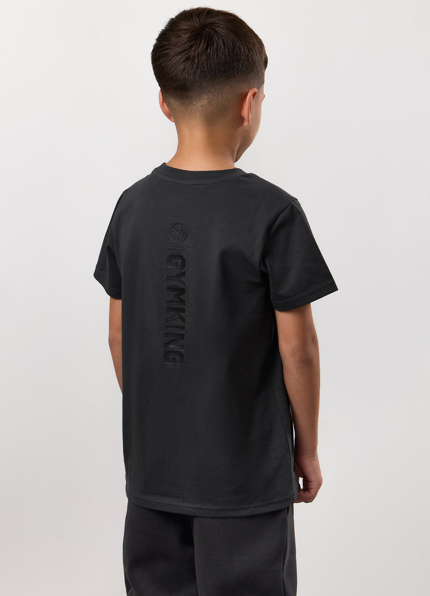 Gym King Kids Aventus Tee - Dark Pewter
