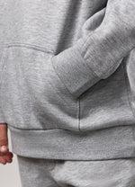 Gym King Kids Aventus Hood Tracksuit - Grey Marl