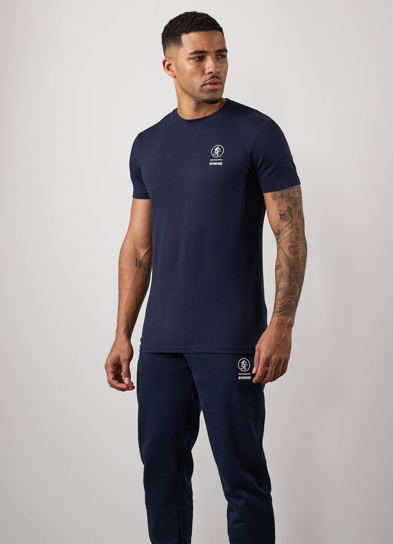 Gym King Aventus Tee - Navy