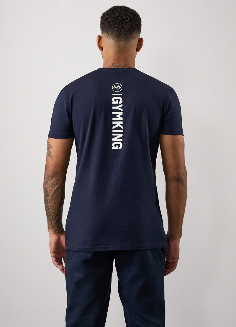 Gym King Aventus Tee - Navy