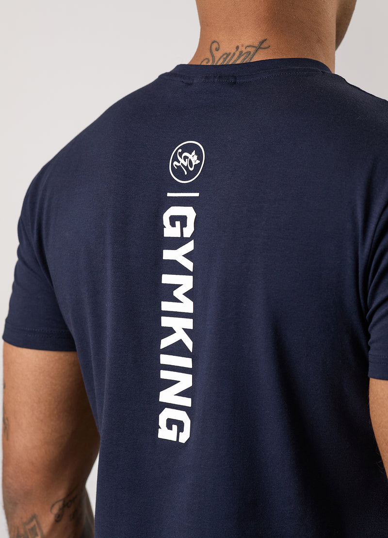 Gym King Aventus Tee - Navy