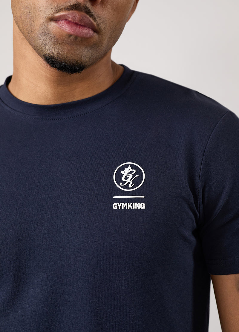 Gym King Aventus Tee - Navy