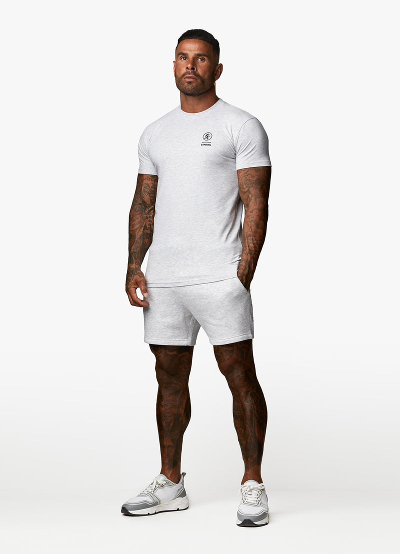 Gym King Aventus Short - Snow Marl