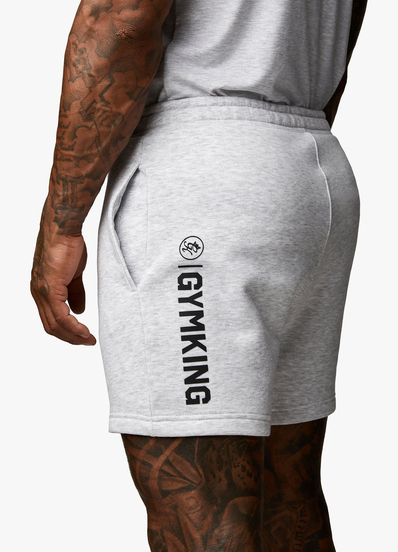 Gym King Aventus Short - Snow Marl