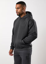 Gym King Aventus Fleece Hood - Dark Pewter