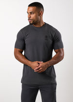 Gym King Aventus Jersey Tee - Dark Pewter
